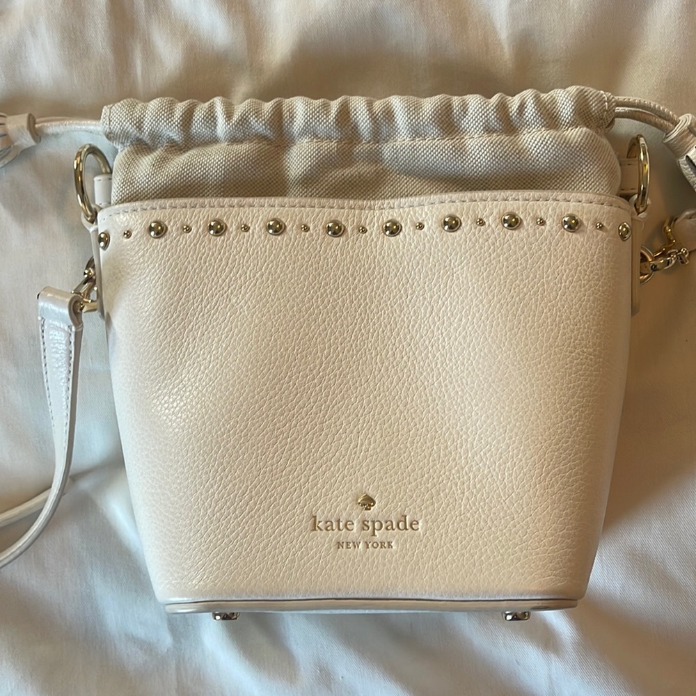 Kate Spade Hayes Street Pippa Studded Drawstring Bucket Bag - Picture 4 of 13